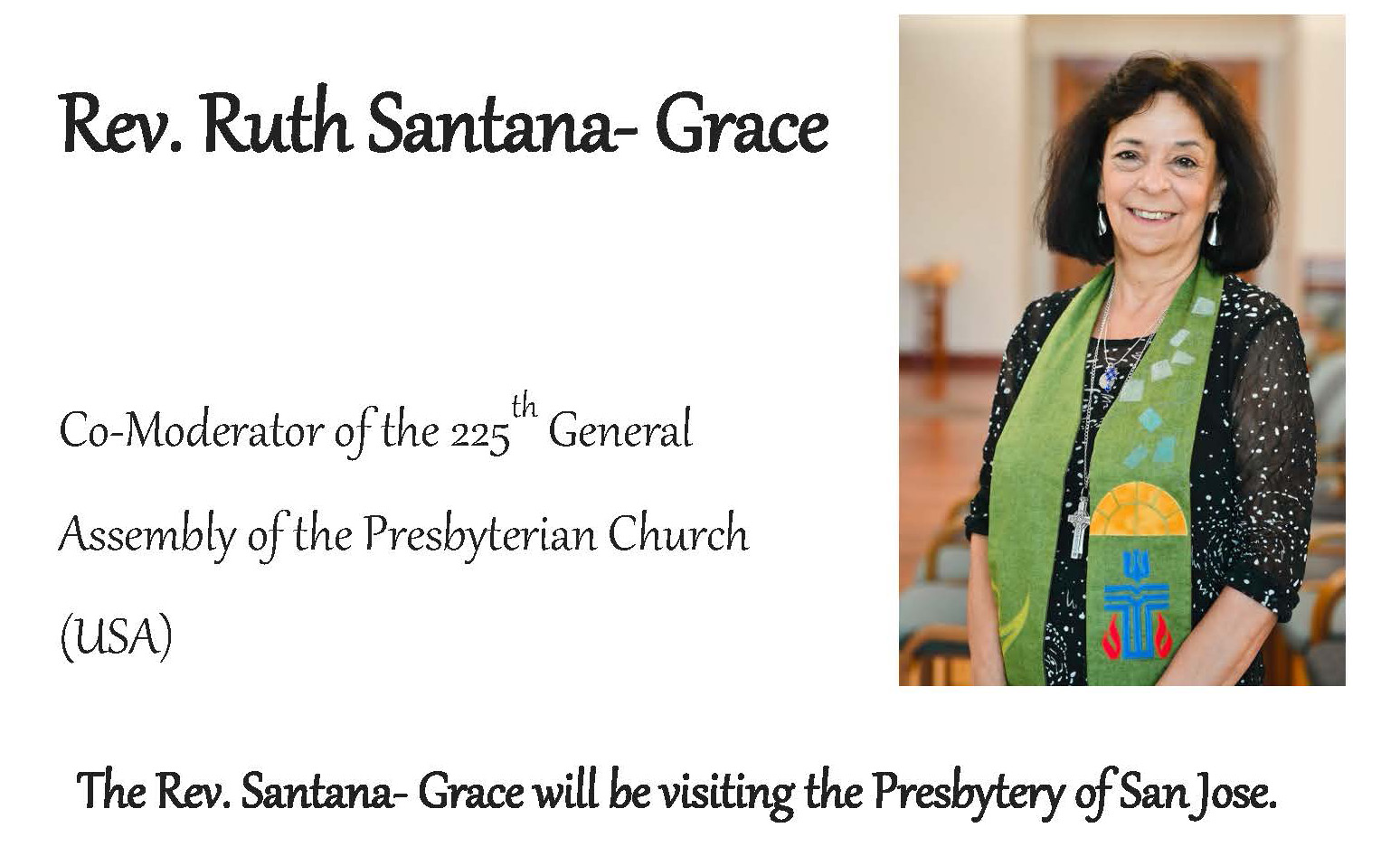 Portrait of Rev. Ruth Santana-Grace